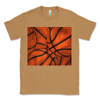 Toasted Coconut distressed basketball pattern Classic Tee - TumblerDesignByShophia