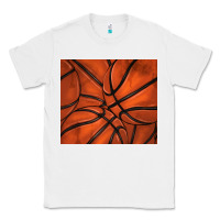 White distressed basketball pattern Classic Tee - TumblerDesignByShophia