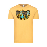 Vintage Mustard Mama vibes leopard mother's day Vintage Tee - HowdyJamesFarm