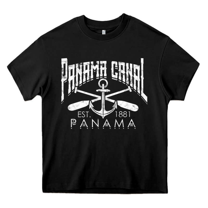 Panama Canal   Central America Pacific Ocean Traveling Beach T Shirt Heavy Core Tee by maiPhamDesign | Teevron