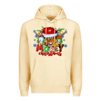 Pina Colada Mooey Christmas Premium Hoodie - CowhideDigitalArt