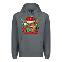 Rock Mooey Christmas Premium Hoodie - CowhideDigitalArt