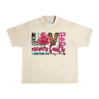 Sandshell love never fails Urban Heavy Tee - OliviaCreatesArt