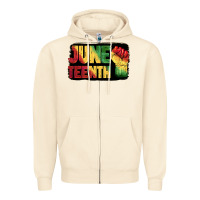 Sandshell juneteenth Zipper Hoodie - BarkalooDesign