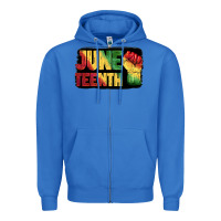 True Royal juneteenth Zipper Hoodie - BarkalooDesign