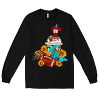 Black Football Frappe Coffee Long Sleeve Tee - FaDigitalArtStudio