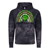 Cloud Black Happy St. Patrick's Day rainbow Vintage Hoodie - OliviaCreatesArt