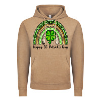 Vintage Coffee Happy St. Patrick's Day rainbow Vintage Hoodie - OliviaCreatesArt