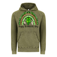 Vintage Olive Happy St. Patrick's Day rainbow Vintage Hoodie - OliviaCreatesArt
