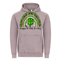 Vintage Zinc Happy St. Patrick's Day rainbow Vintage Hoodie - OliviaCreatesArt