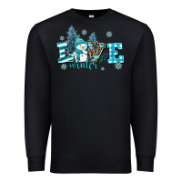 Black love winter Premium Sweatshirt - AdoDesignShop