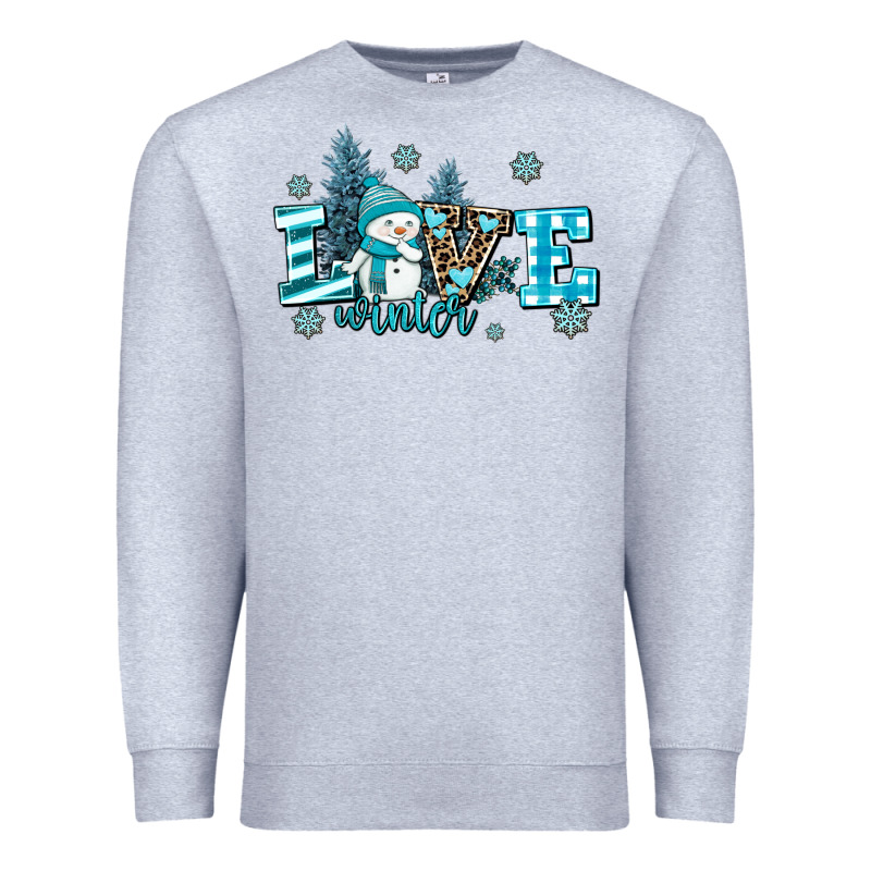 Love Winter Premium Sweatshirt by AdoDesignShop | Teevron