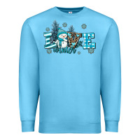 Ocean Blue love winter Premium Sweatshirt - AdoDesignShop