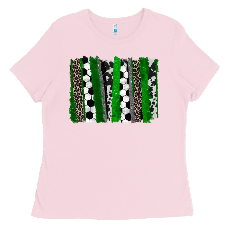 Soccer Brushstroke Ladies Tee by HowdyJamesFarm | Teevron