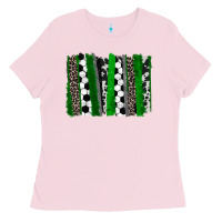 Bubblegum Pink Soccer brushstroke Ladies Tee - HowdyJamesFarm