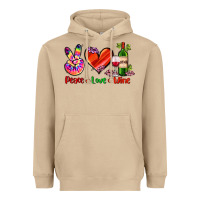 Mushroom peace love wine Heavyweight Hoodie - AdoDesignShop