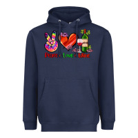 Navy peace love wine Heavyweight Hoodie - AdoDesignShop