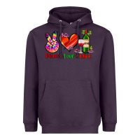 Plum peace love wine Heavyweight Hoodie - AdoDesignShop