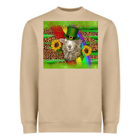 Mushroom st patricks sheep sunflowers rainbow serape leopard glitter Heavyweight Sweatshirt - Artiststas