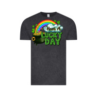 Vintage Black Have a lucky day Vintage Tee - CowGirlArtShop