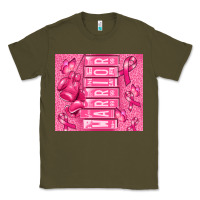 Army Green warrior breast cancer Classic Tee - RanaPortraitStore