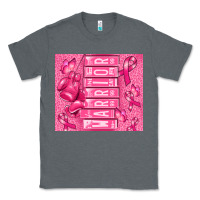 Charcoal Heather warrior breast cancer Classic Tee - RanaPortraitStore
