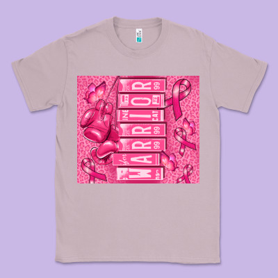 Warrior Breast Cancer Classic Tee Designed By Ranaportraitstore