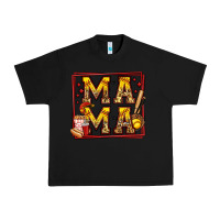 Black softball mama Urban Heavy Tee - Jasminsmagicworld