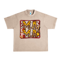 French Oak softball mama Urban Heavy Tee - Jasminsmagicworld