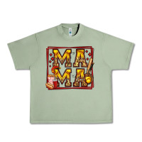 Oil Green softball mama Urban Heavy Tee - Jasminsmagicworld