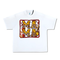 White softball mama Urban Heavy Tee - Jasminsmagicworld