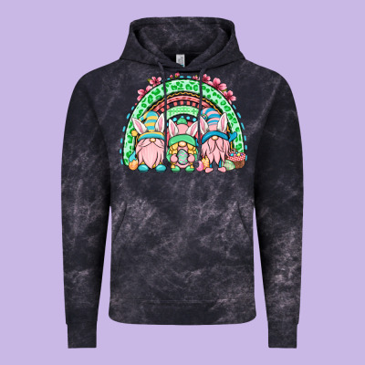 Easter Gnomes Rainbow Vintage Hoodie Designed By Oliviacreatesart