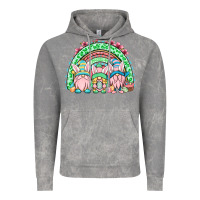 Cloud Rock Easter gnomes rainbow Vintage Hoodie - OliviaCreatesArt