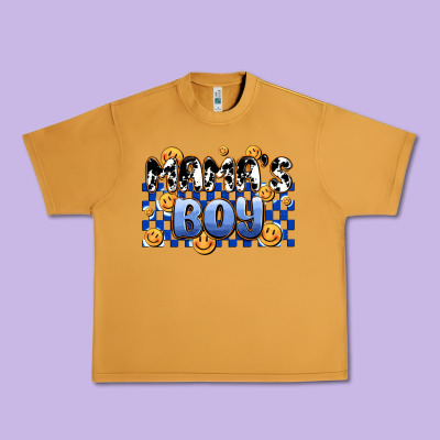 Mama's Boy Olivia Urban Heavy Tee Designed By Oliviacreatesart