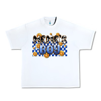 White mama's boy olivia Urban Heavy Tee - OliviaCreatesArt