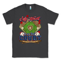 My Heart Is On That Court Baseball Classic Tee | Teevron