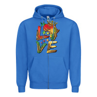 True Royal juneteenth love Zipper Hoodie - BarkalooDesign