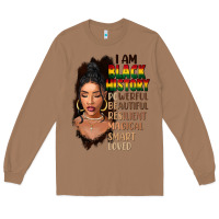 Toasted Coconut I am black history black girl Long Sleeve Tee - FaDigitalArtStudio