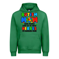Emerald autism mom some people look up to their heroes i'm Urban Hoodie - JahusDesignShop