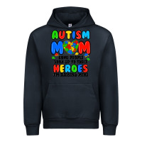 Navy autism mom some people look up to their heroes i'm Urban Hoodie - JahusDesignShop