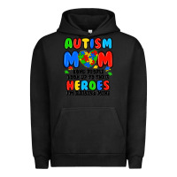 Pigment Black autism mom some people look up to their heroes i'm Urban Hoodie - JahusDesignShop