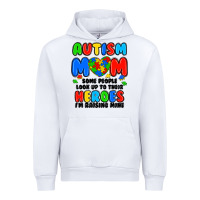 White autism mom some people look up to their heroes i'm Urban Hoodie - JahusDesignShop