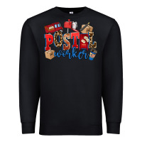 Black postal worker Premium Sweatshirt - AdoDesignShop