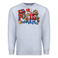 Heather Grey postal worker Premium Sweatshirt - AdoDesignShop