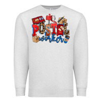 Oatmeal Heather postal worker Premium Sweatshirt - AdoDesignShop