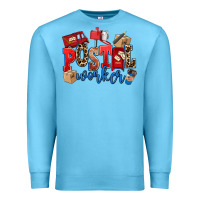 Ocean Blue postal worker Premium Sweatshirt - AdoDesignShop