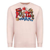 Pale Pink postal worker Premium Sweatshirt - AdoDesignShop