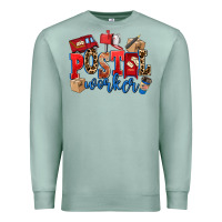 Seafoam postal worker Premium Sweatshirt - AdoDesignShop