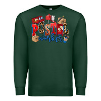 Sports Green postal worker Premium Sweatshirt - AdoDesignShop