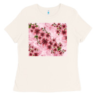 Bone hibiscus flowers with glitter Ladies Tee - TumblerDesignByShophia